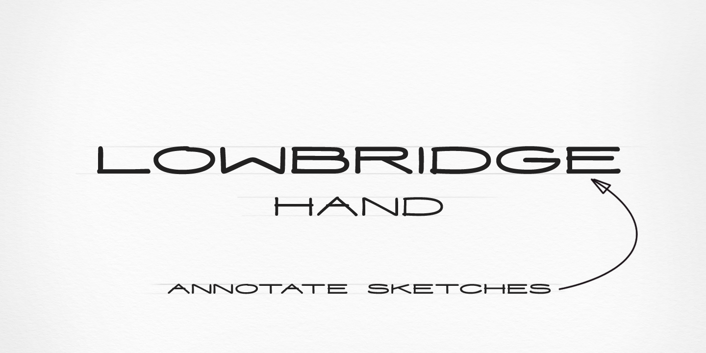 Lowbridge Hand. Annotate sketches