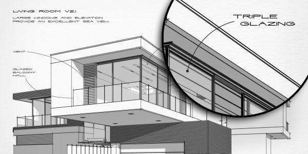 hand font to annotate architect sketches and renders